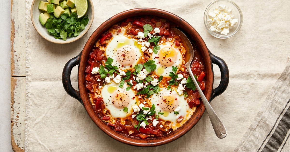 Shakshuka (Eggs in Spiced Tomato Sauce)