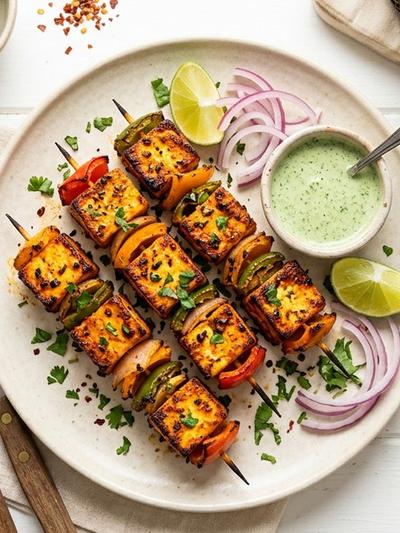 Air Fryer Paneer Tikka