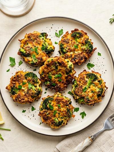 Broccoli Cheese Fritters