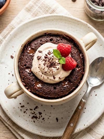 2-Minute Keto Chocolate Mug Cake