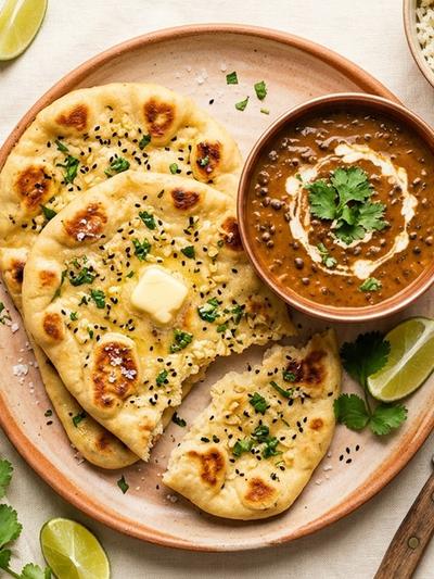 Keto Garlic Naan