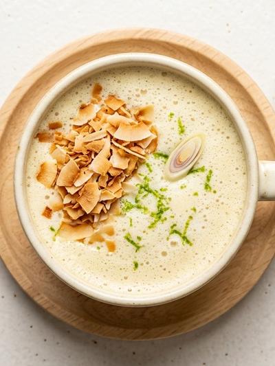 Thai Toasted Coconut and Lemongrass Latte