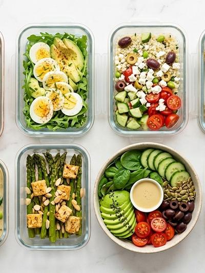 Weekend Batch Cooking: Prep a Full Week of Vegetarian Keto