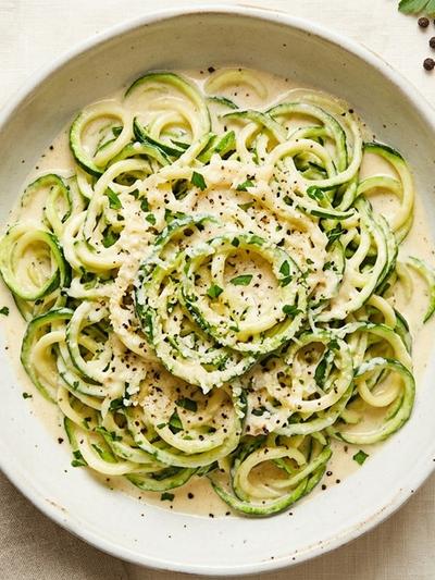 Zucchini Noodle Alfredo